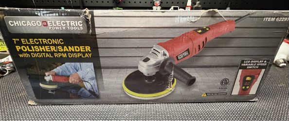 Chicago Electric 7" Electronic Polisher/Sander