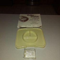VINTAGE BABY BUFFET FEEDING TRAY FROM IRIS INC. CLEVELAND, OHIO