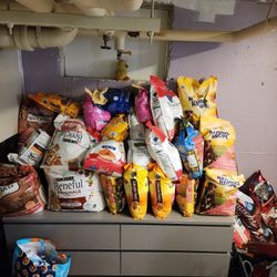 15-30 Pound Bags Of Various Dog Food