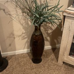 Vase 2 Foot Tall Artificial Plant Included 