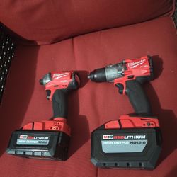 Milwaukee M18 Power Tools And 2 Milwaukee M18 Batteries For Sale 
