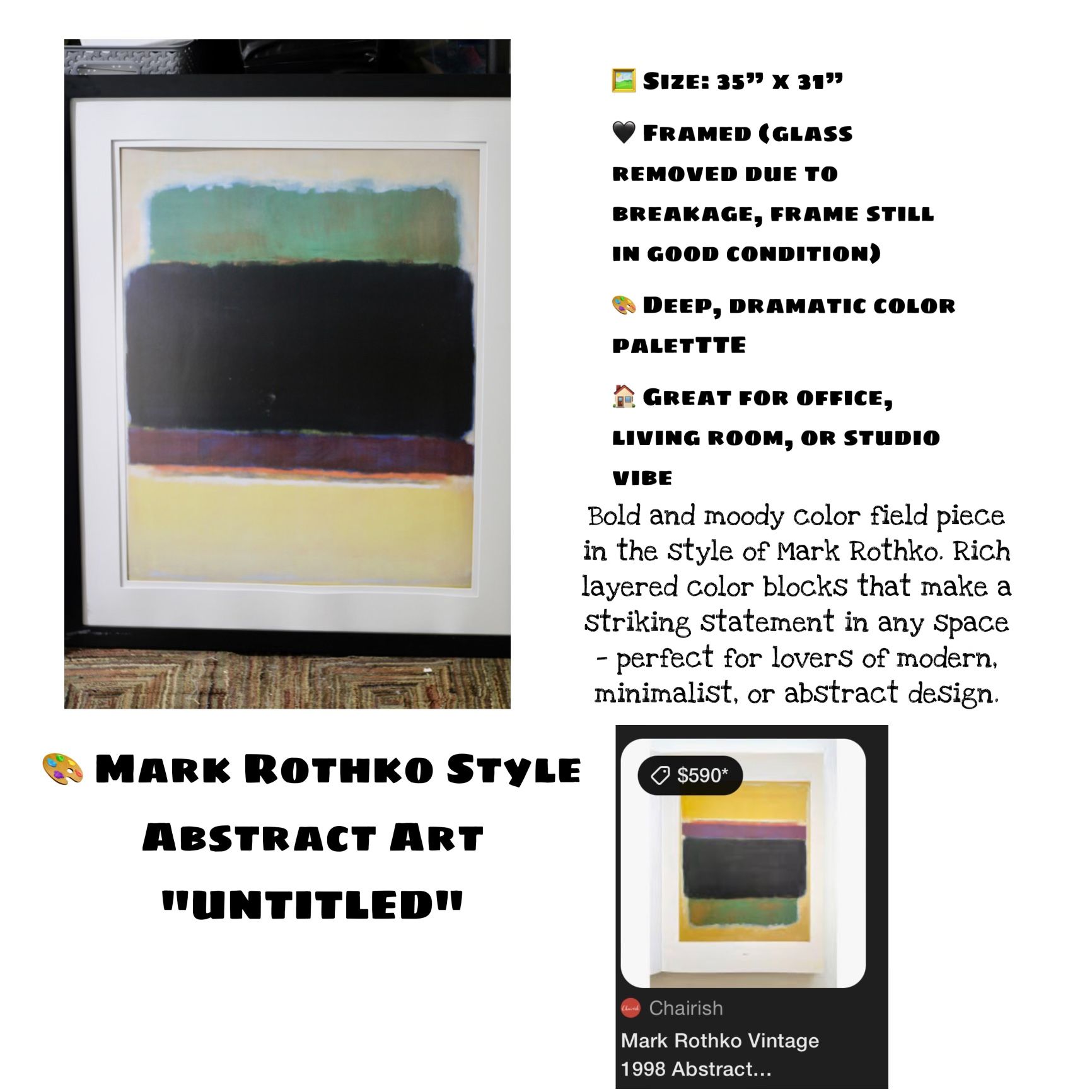 various art work for sale