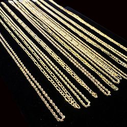 NEW 10K GOLD 20INCH CHAINS FOR SALE