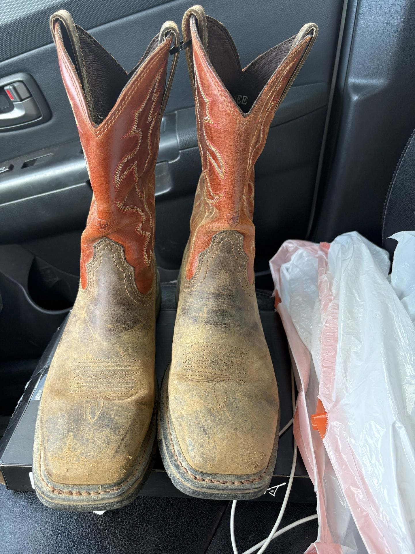 Ariat WorkHog Wide Square Toe Composite Toe Work Boot