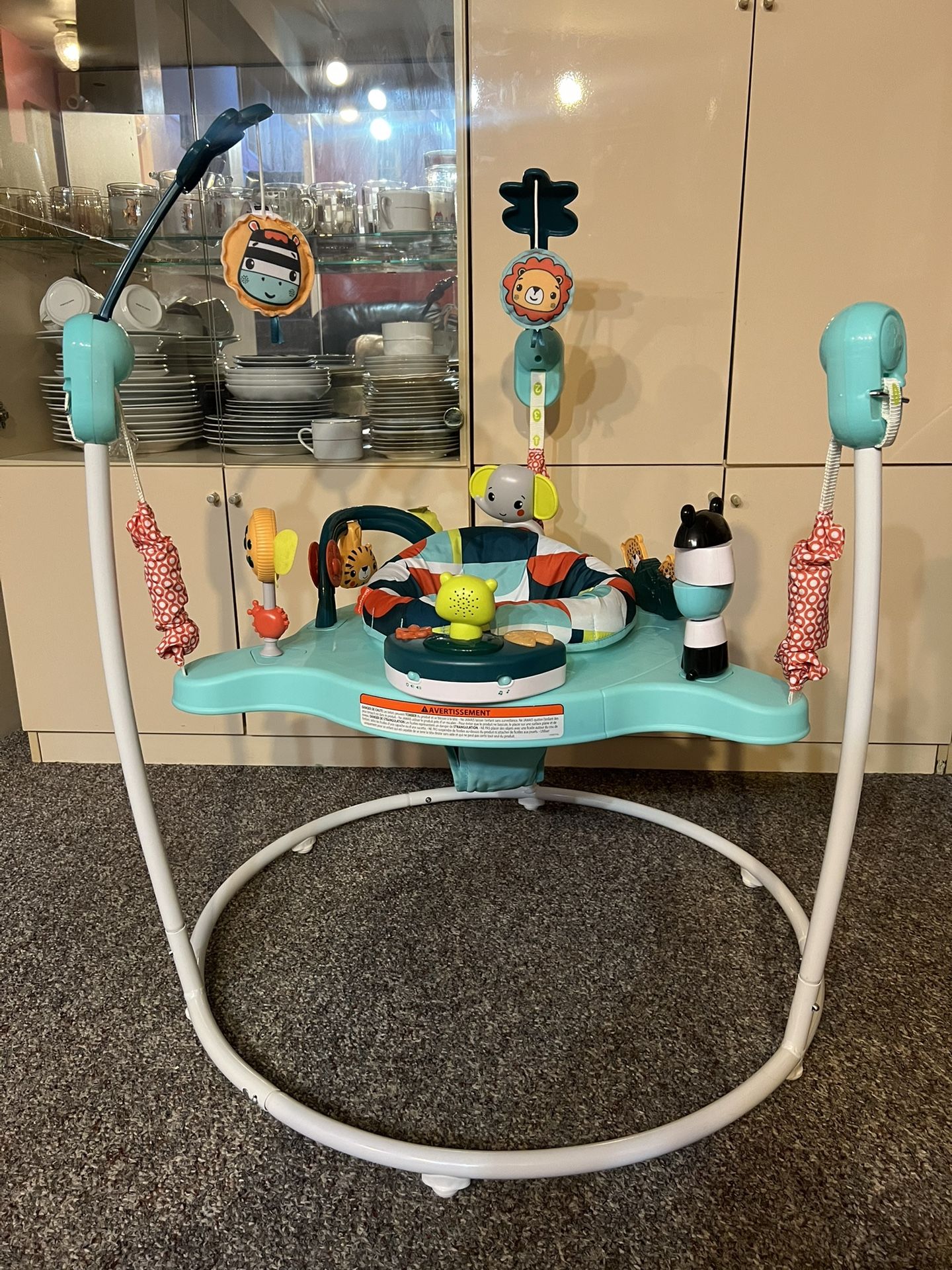 Fisher-Price Baby Bouncer Colorful Corners Jumperoo Activity Center