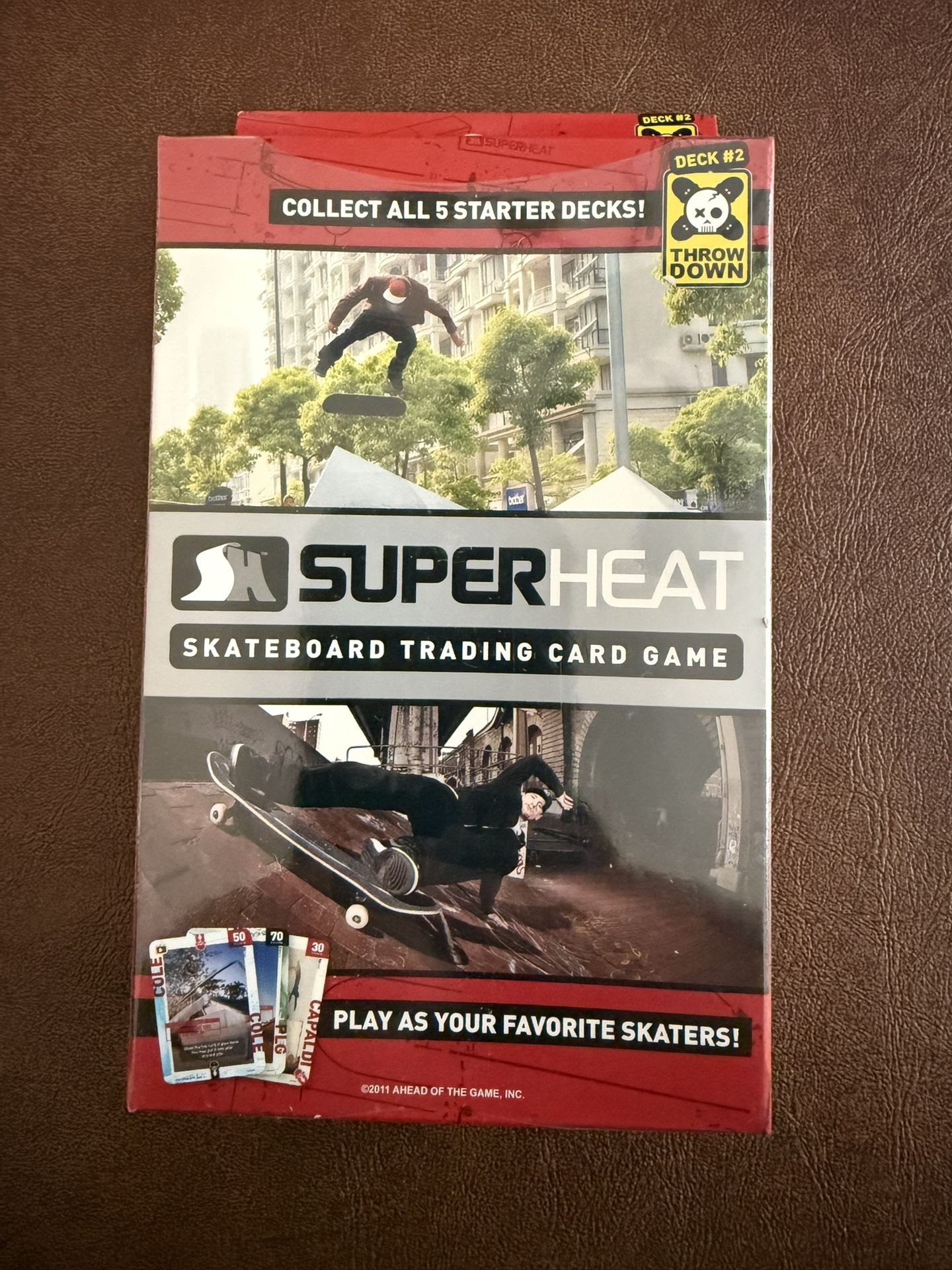 Super Heat Skateboard Trading Card Game Starter Deck Sealed New Unopened