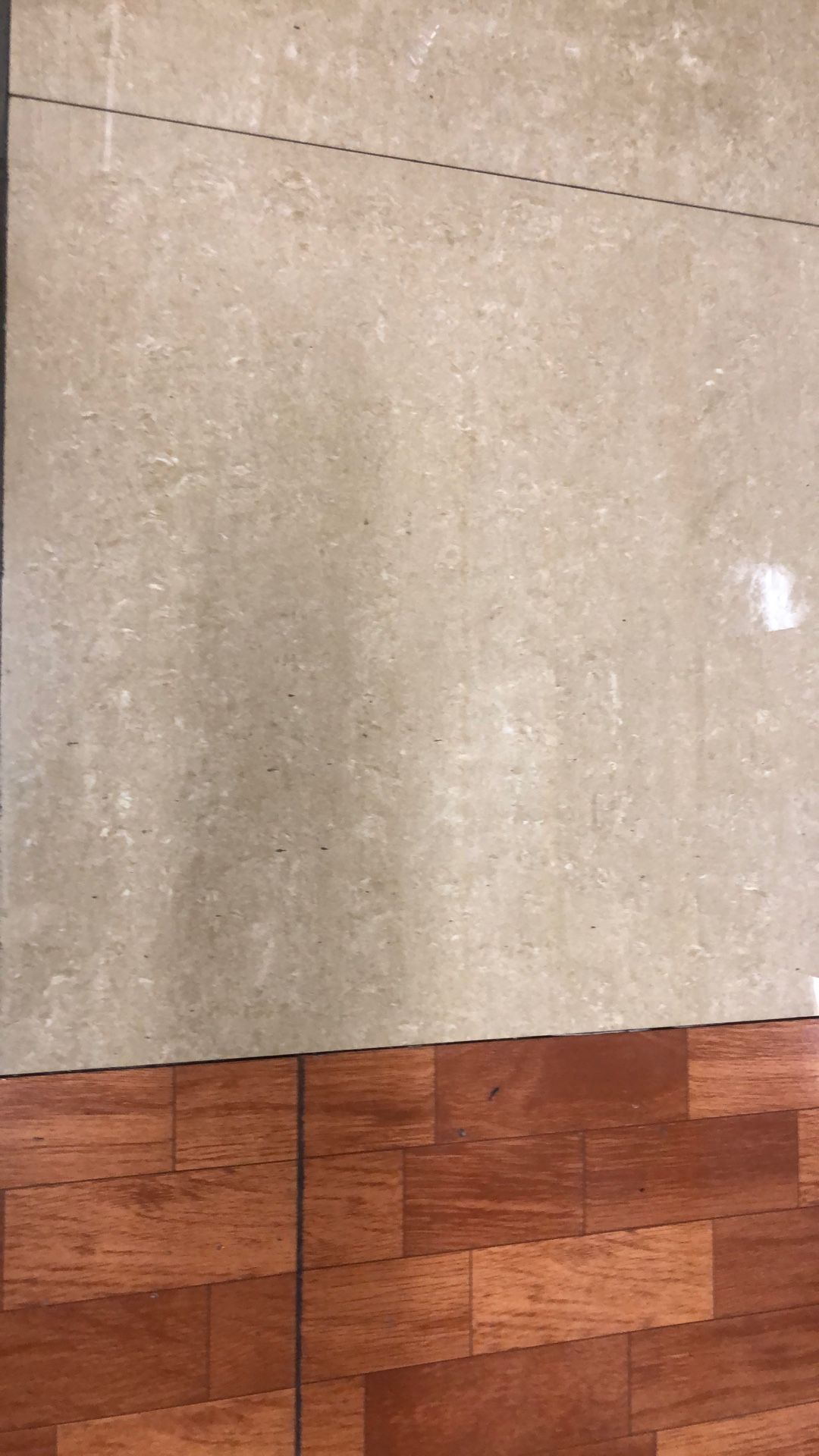 24x24 Porcelain Travertine Beige Polish $1.49 Sqft We Have 12.000 Sqft
