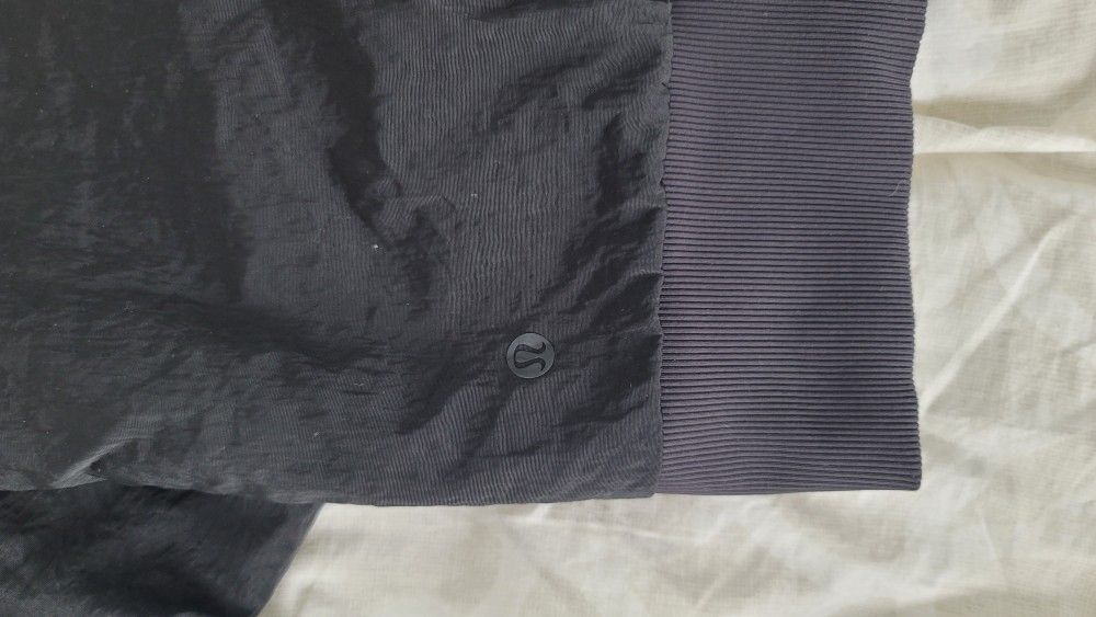 Lululemon Black Reversible Bomber jacket