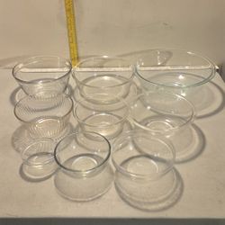 Pyrex Mixing Bowl Lot All Different Sizes