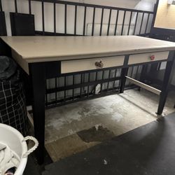 Large Wood Desk 