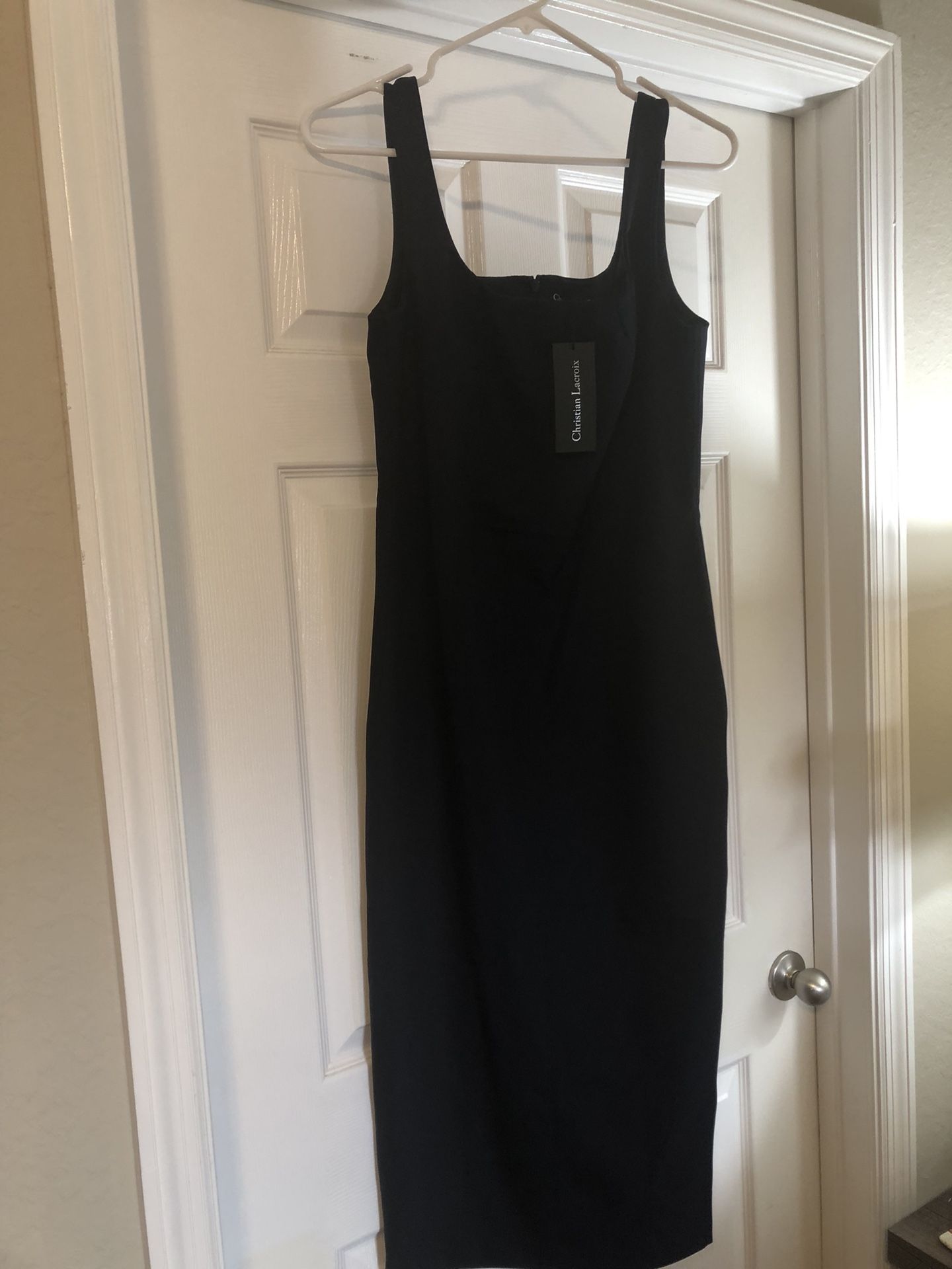 Christian Lacroix Navy Blue Dress