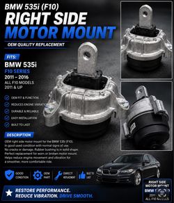 BMW 535i F10 Right Side Motor Mount