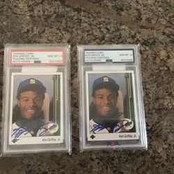 1989 Upper Deck Ken Griffey Rookie Cards.