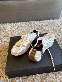 Puma Perforated White Driving Sneakers - US Men's Size 11