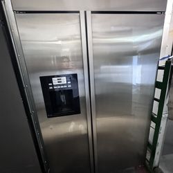 48” GE PROFILE BUILT IN STAINLESS STEEL REFRIGERATOR