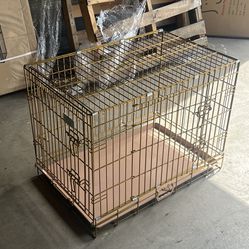 Dog Crate Wire Folding Size 30” Inch Medium With Tray Only New In Box 📦 