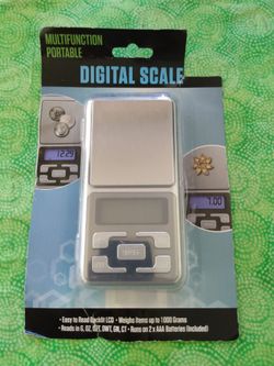 DIGITAL SCALE LCD MULTIFUNCTION PORTABLE OZ, GRAMS 1000 GRAMS MAX.