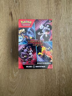 Pokémon Scarlet & Violet Destined Rivals Booster Bundle Sealed Box – 6 Booster Packs