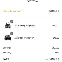 Von Dutch Bag And Bowling Bag
