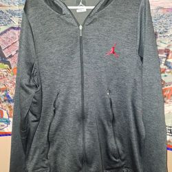 Nike Mens Jordan Flight Fleece Full Zip Jacket Hoodie Gray 688525 It says 2X3XI think it's a extra large. Just have to try on see the fits $45
