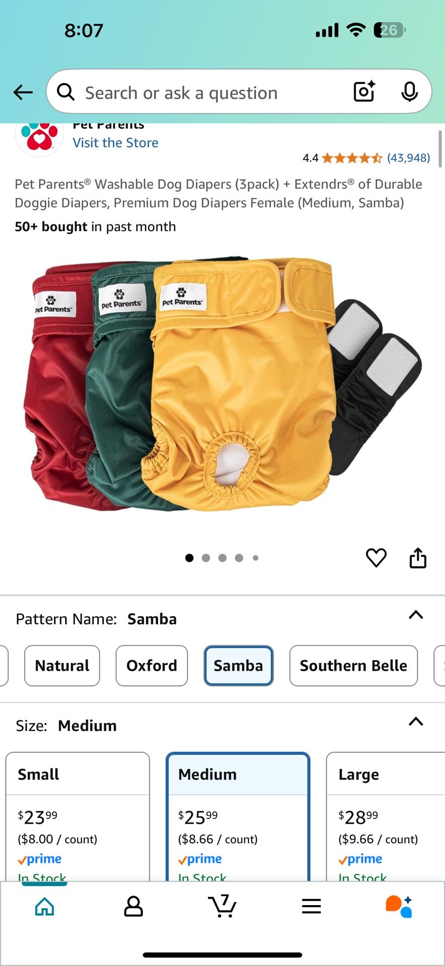 Reusable Dog Diapers