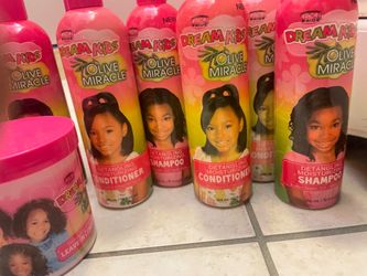 Olive miracle conditioner and shampoo sets total of 9 and 1 leave in conditioner