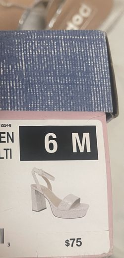 Silver Glitter High Heels 