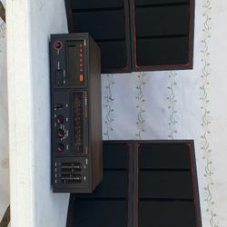 Vintage JCPENNEY FM/AM 4 Channel 8 Track Amplifier 