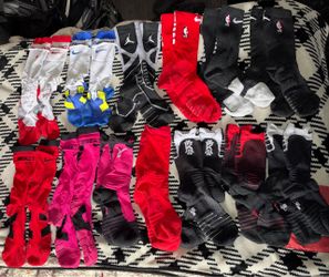 🔥 OG Nike Elite Basketball & Football Socks LOT | Vintage 2010s | Jordan NBA