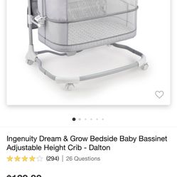 Ingenuity Bassinet & Crib