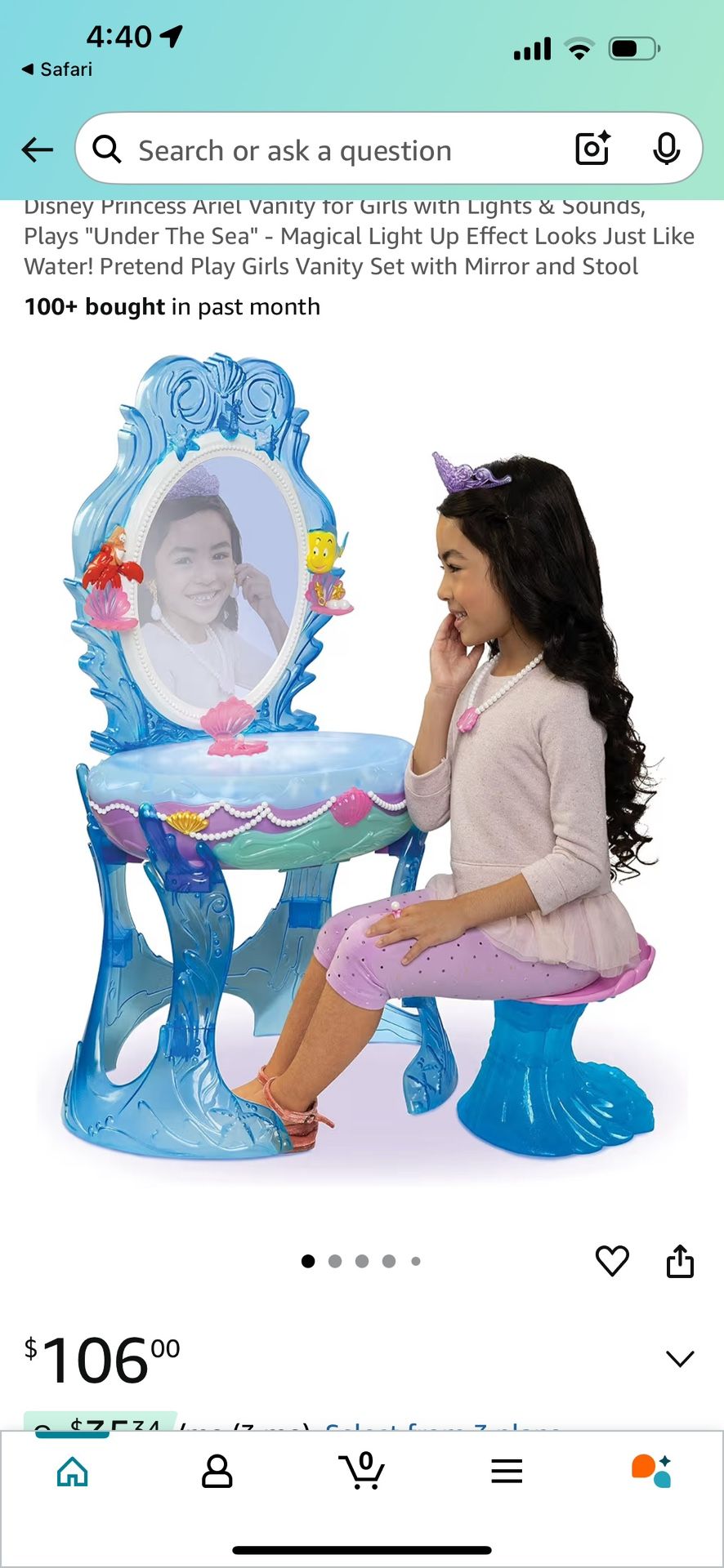 Disney Ariel Vanity