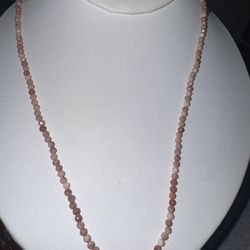 Beautiful 65 ct Dainty Opalite Beaded Necklace