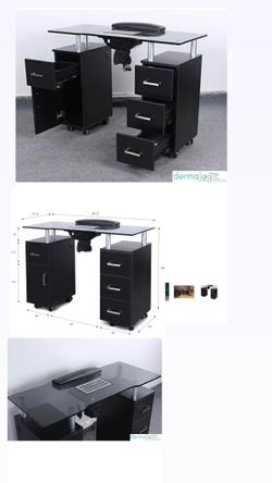 Mesa para arreglos de uñas.