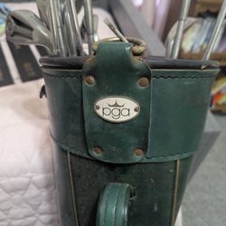 Used Golf Clubs And PGA Bag 