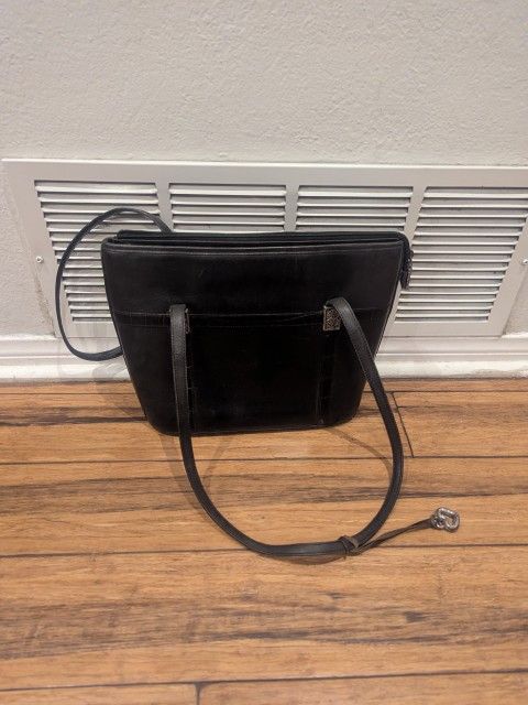 Black Leather Purse