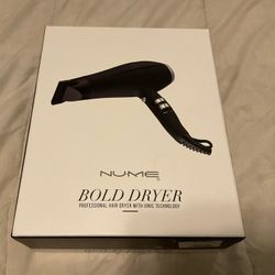 Nume Bold Hair Dryer (Black Color) In Box Comes With Funnel Attachment