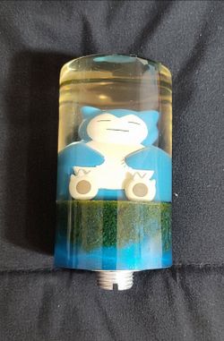 Snorlax Pokémon Handmade Custom Clear Resin Car Shifter Handle JDM/Universal