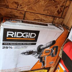 Ridgid Spade Handle Mud Mixer