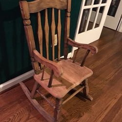 Children’s Wooden Rocking Chair