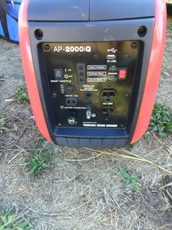 AP2000iq generator  used for 1 hr