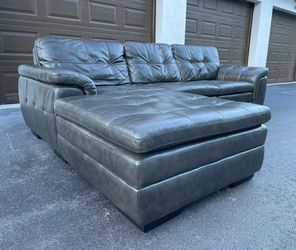 🛋️ Sofa/Couch Sectional - Leather - Delivery Available 🚛