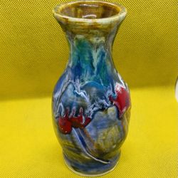 Vibrant Colors Studio Art Vase 