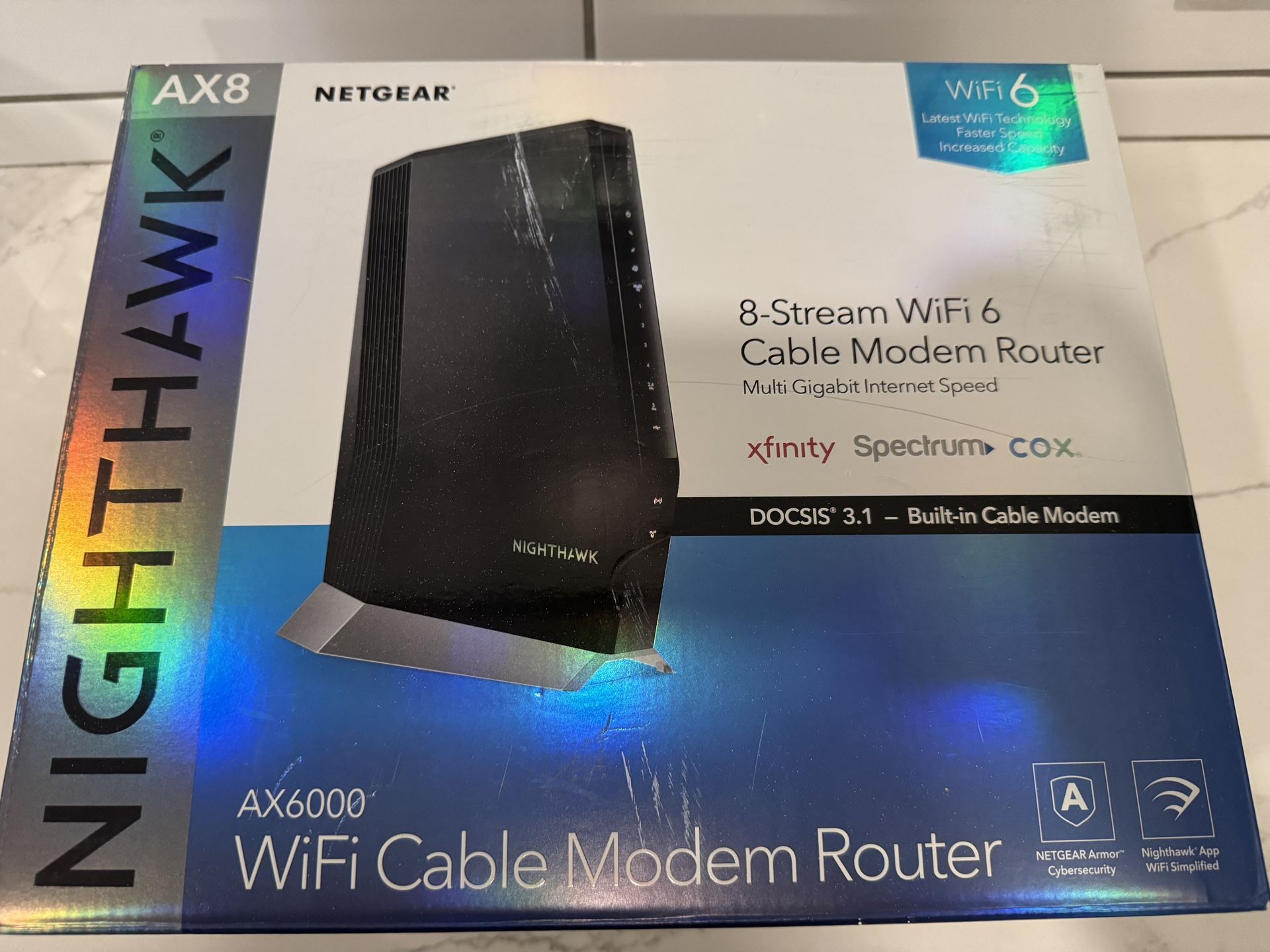 Netgear Nighthawk CAX80 Modem/WIFI