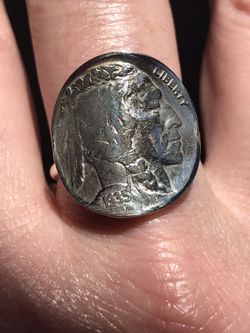1935 Men’s Buffalo Nickel Ring