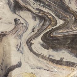 Dooke Mouse Pad with Stitched Edge, Premium-Textured Mouse Mat with Waterproof Non-Slip Rubber Base, Cute Round Mousepad for Laptop Computer Office De