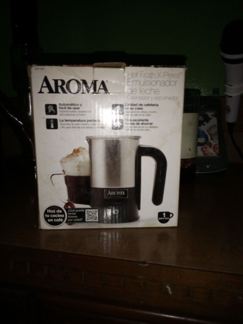 Aroma Hot Froth X Press Milk Frother Heating And Frothing System 
