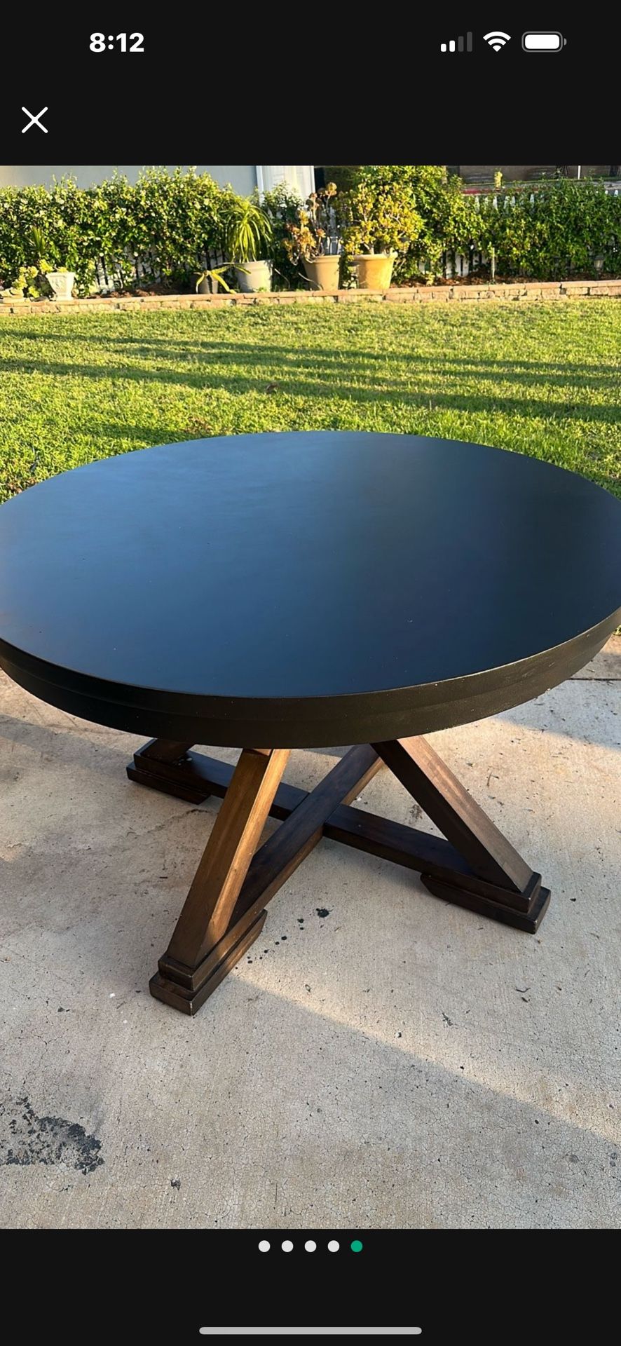 Nice 48” Round Dining Table