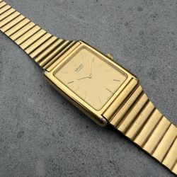 1984 Seiko Champagne Tank Watch