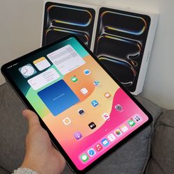Apple iPad Pro 11in M4 Chip Tablet 512GB - $1 DOWN TODAY, NO CREDIT NEEDED - WARRANTY INCLUDED
