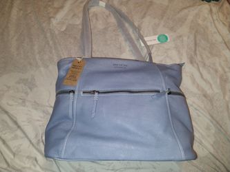 American Leather Co. Blue Tote Bag/Purse